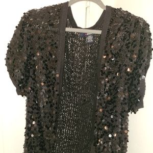 *Black Cover up w/ "squin" jacket..w / **BADAZZLE!